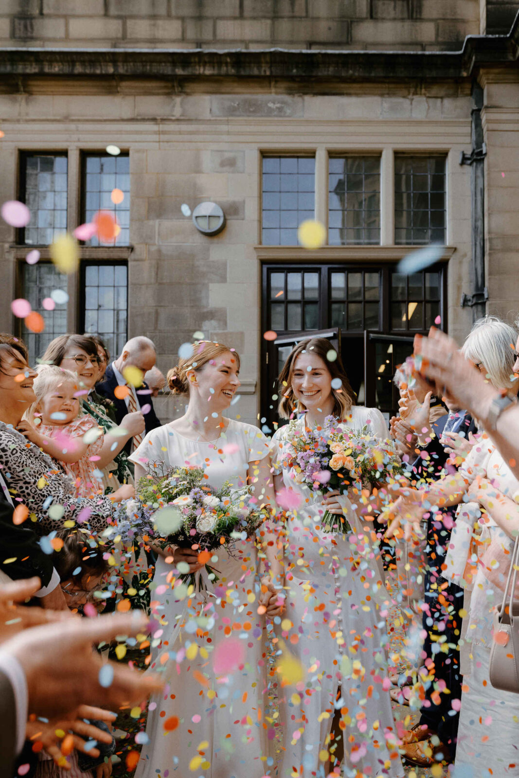 LGBTQ+ Same Sex Confetti Shot at Sheffield Town Hall