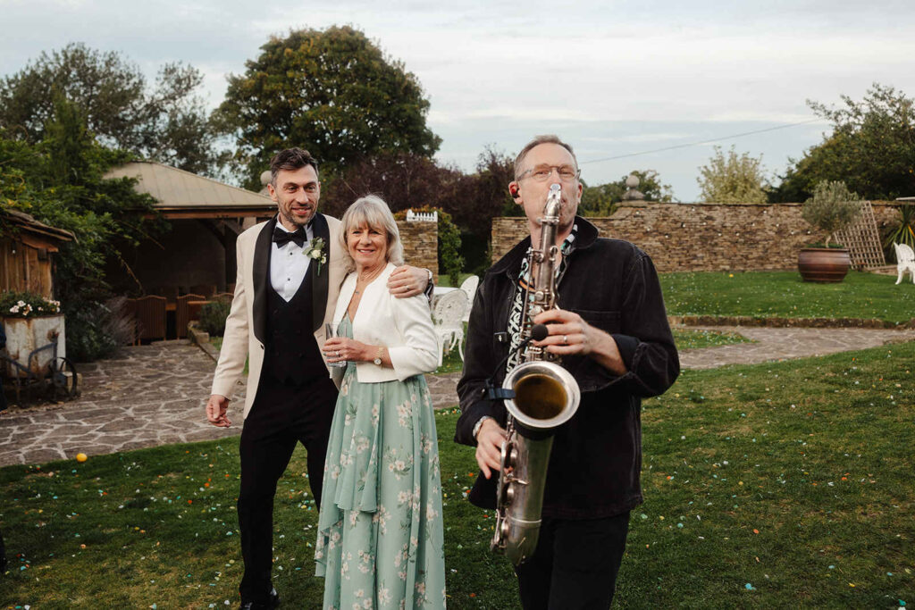 Luxury Saxaphone Player at Barlow Woodseats Hall Wedding